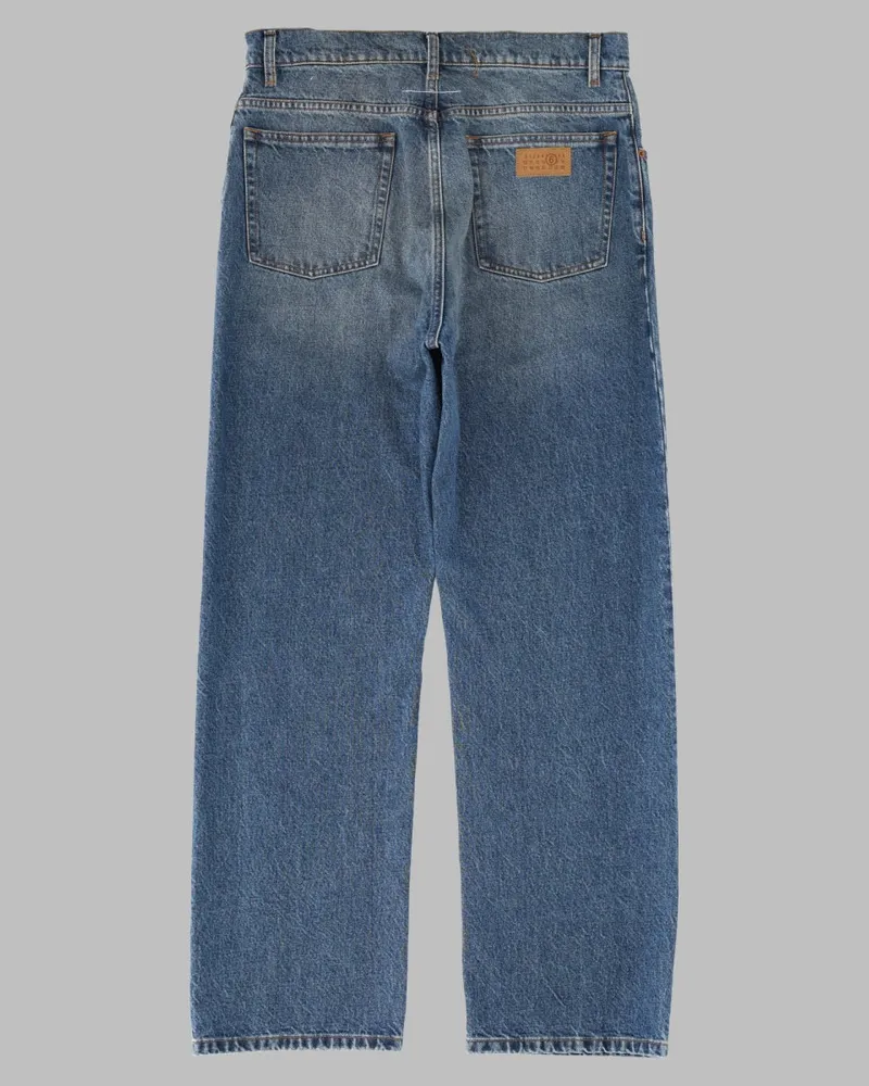 Maison Margiela Five-Pocket Denim Jeans — Blue Blue