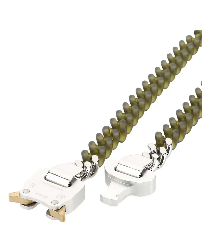 1017 ALYX 9SM Men Two-Tone Nylon And Metal Necklace Grn0004 Exterior: Brass Collane Necklaces Grn0004