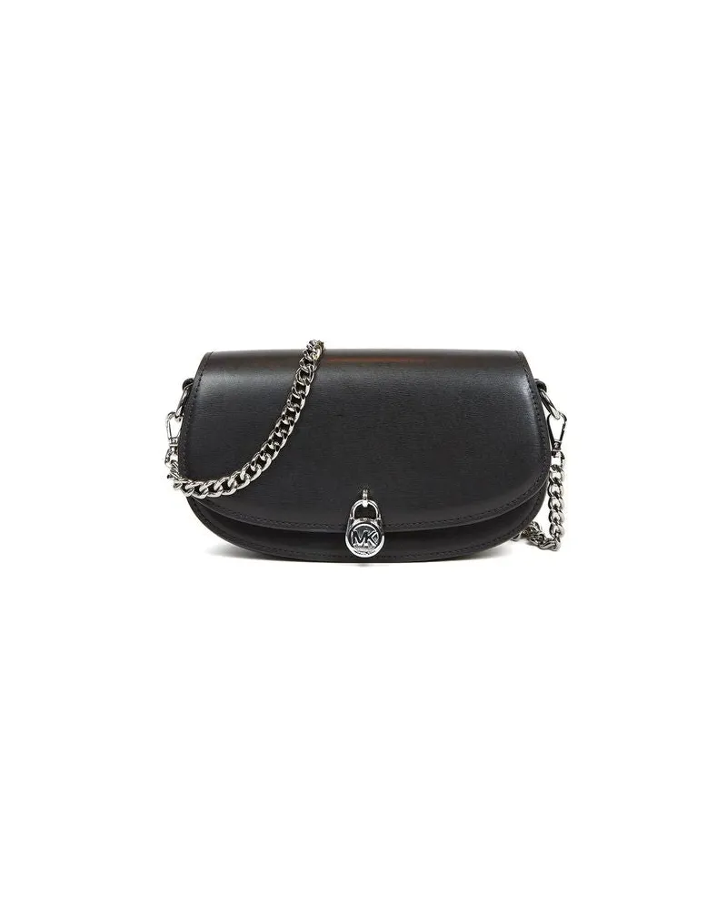 Michael Kors Women's Crossbody Bag Black Leather Crossbody-bags Black