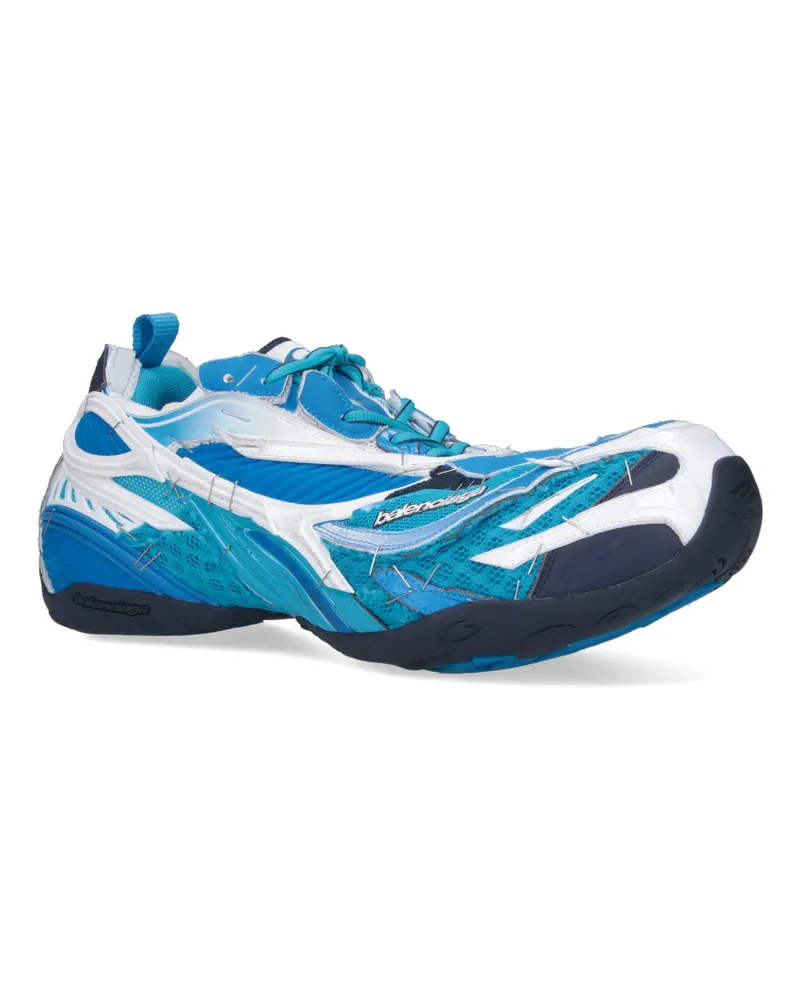 Balenciaga Men's Sneakers Blue Polyurethane Blue