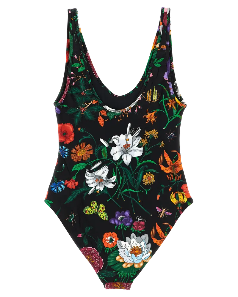 Gucci Women's Black Polyamide One-Piece Swimsuit Clothing Black