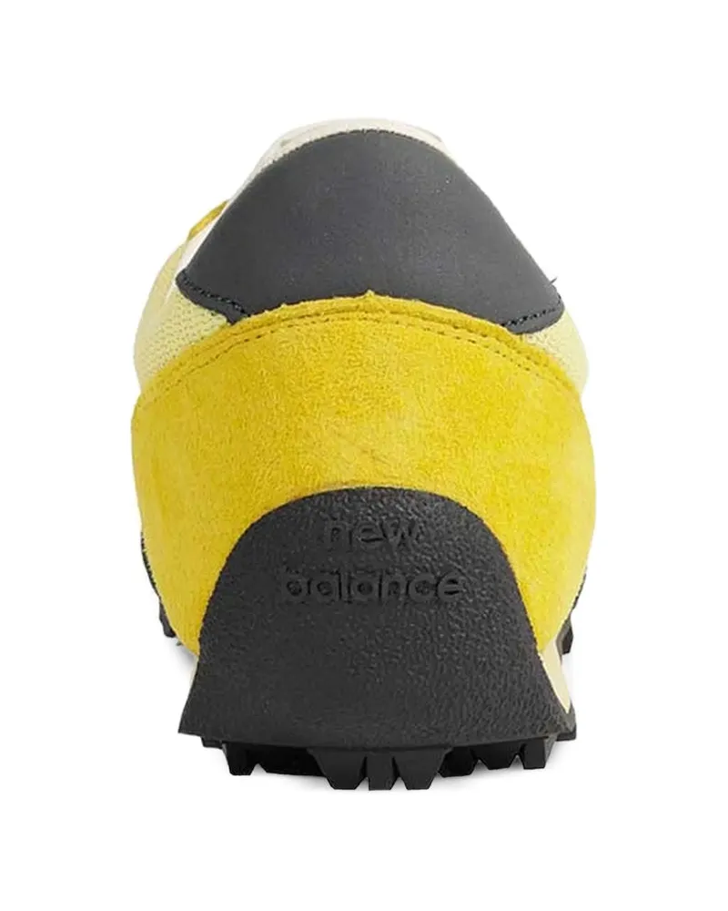 New Balance Suede and Mesh Colour-block Sneaker — Yellow Yellow