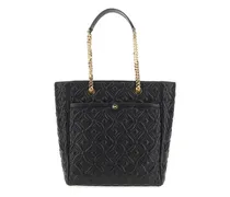 Quilted Leather Shoulder Bag — Black