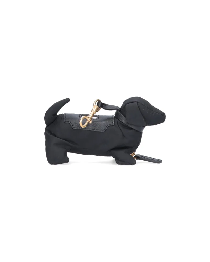 Anya Hindmarch Women's Keychains Black Recycled Nylon Black