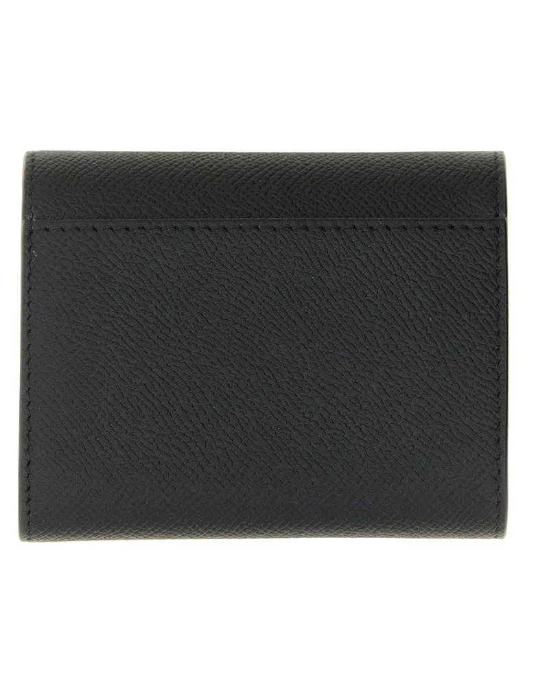 Maison Margiela Women's Black Calfskin Cardholder Accessory Black