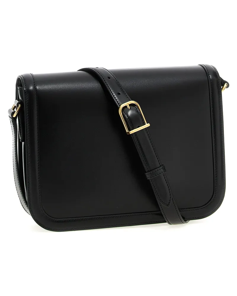 Valentino Garavani VLogo Signature Shoulder Bag — Black Black