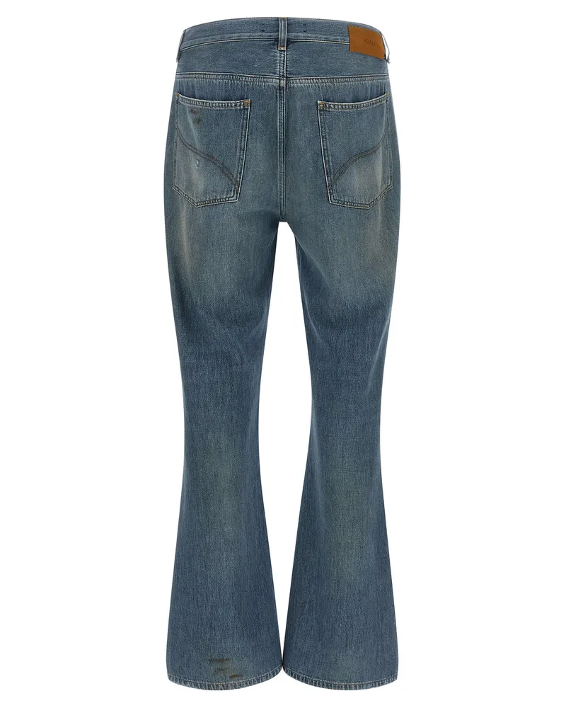 Amiri Slash Bootcut Jeans — Blue Blue