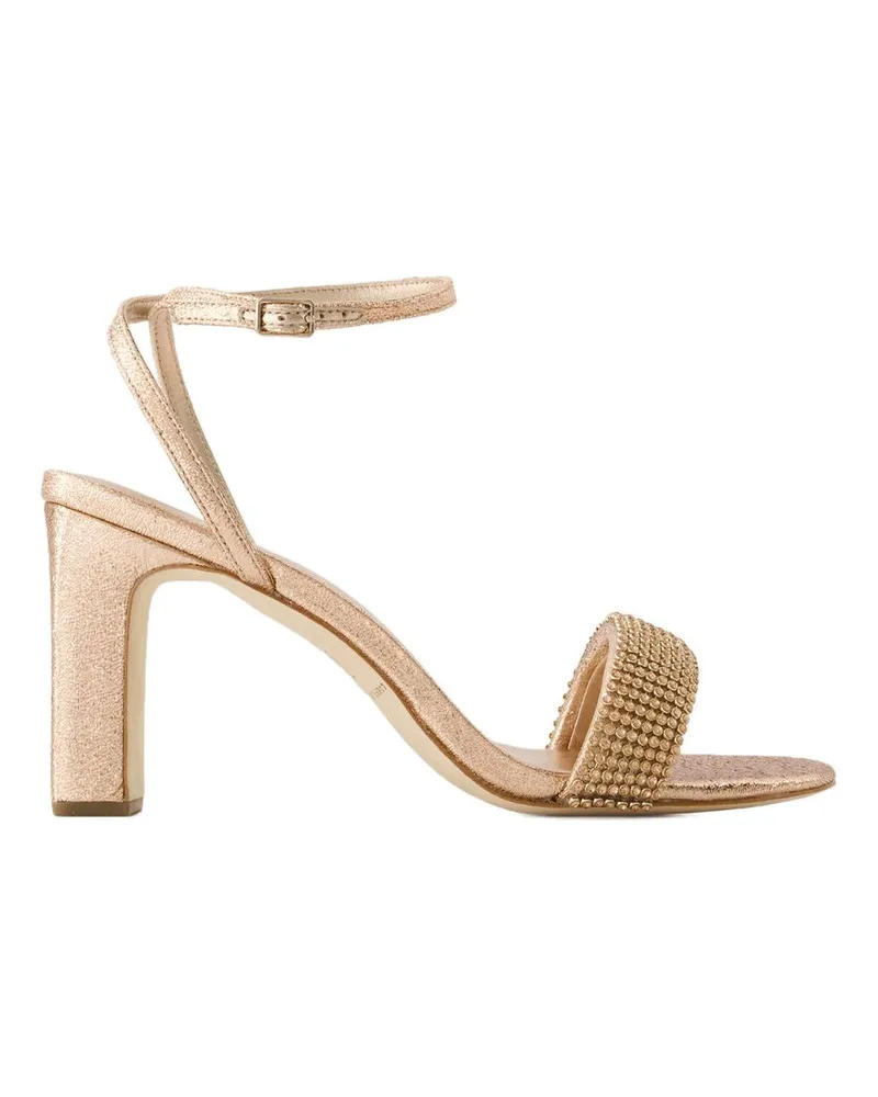 Loeffler Randall Women's Shay Sandals Synthetic Leather Dune Beige Shoes Beige