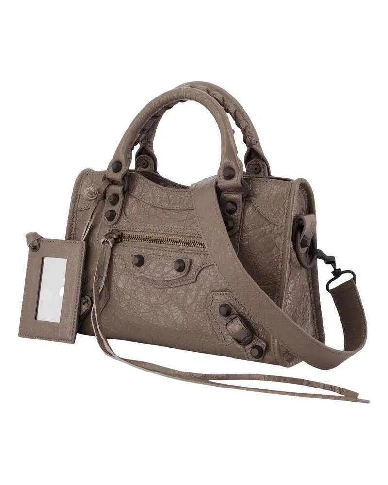Balenciaga Le City Mini Top Handle Bag — Brown Brown
