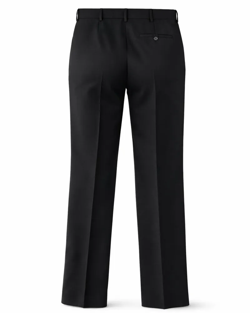 Moschino Virgin Wool Trousers — Black Black