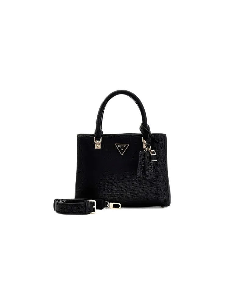 Guess Women's Satchel Black Polyurethane Satchel-bags Black