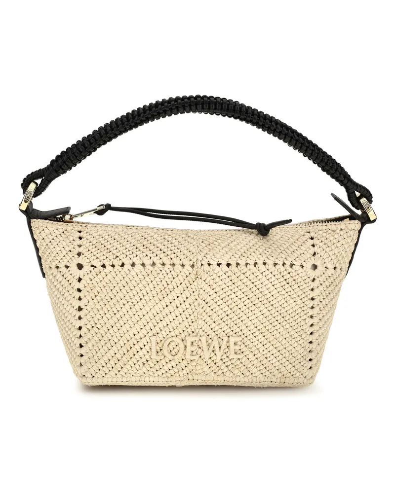 Loewe Women's Mini Bag Cala Natural-Black Clutch Natural/black Beige