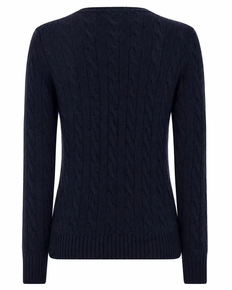 Ralph Lauren Cable-Knit Sweater — Blue Blue