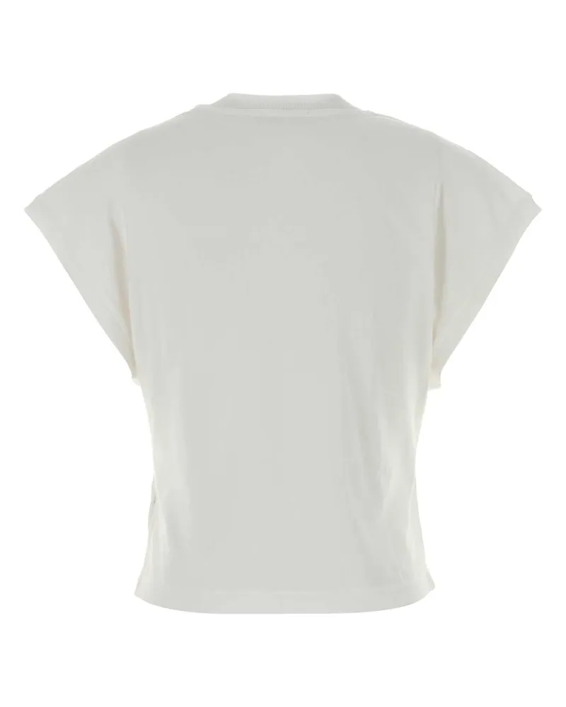 AGOLDE Cotton T-Shirt — White White