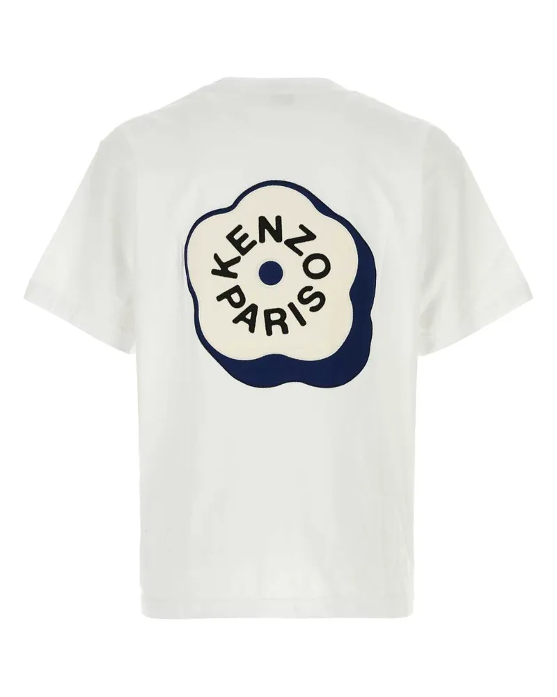 Kenzo Men's White Cotton Oversize T-Shirt Exterior White