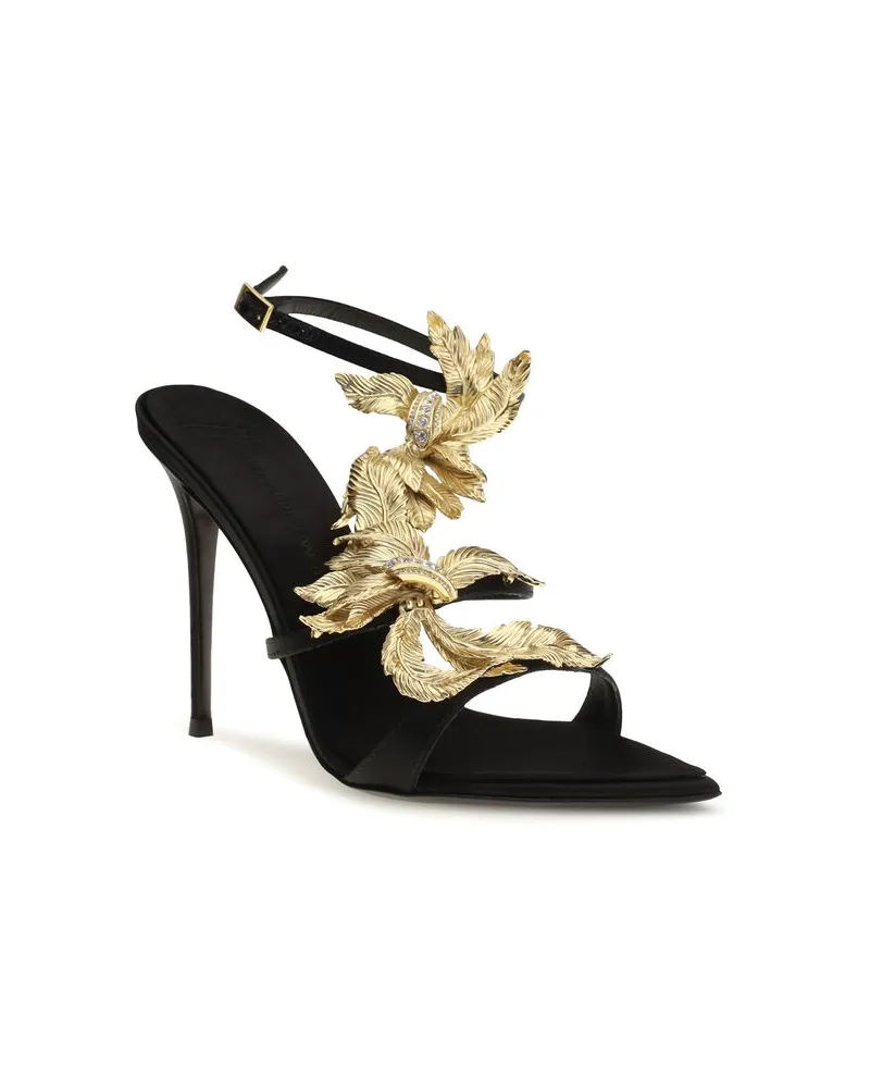 Giuseppe Zanotti Incanto Heel Sandal — Black Black