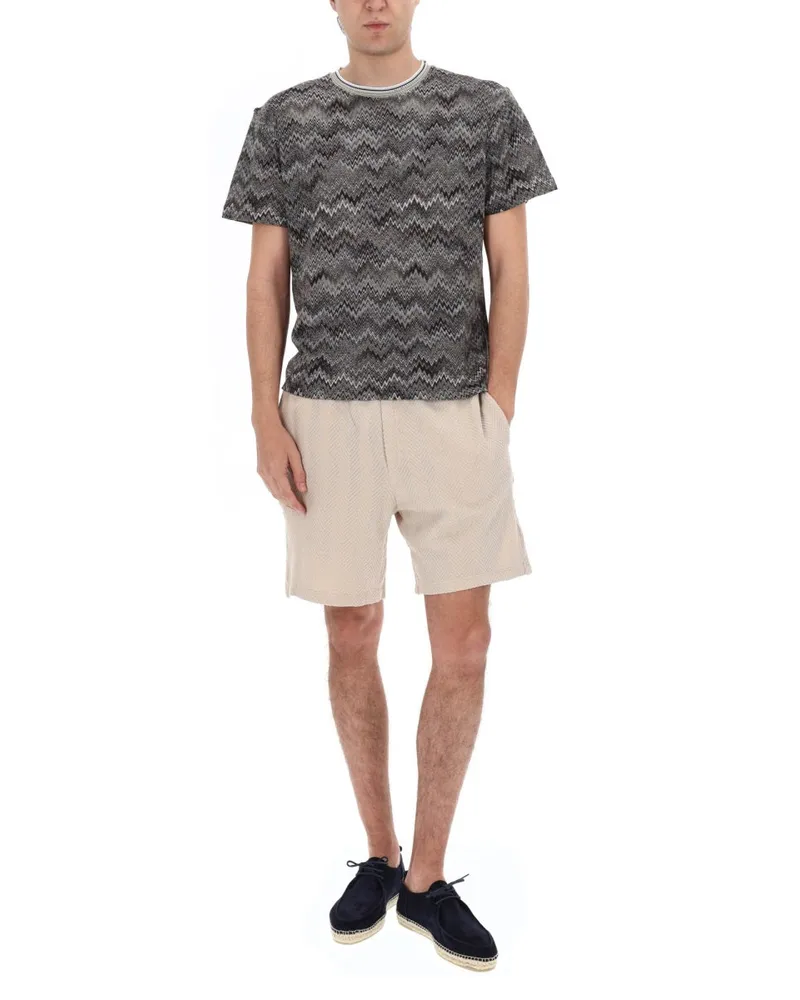 Missoni Cotton-Viscose Blend T-Shirt — Multicolor Multicolor