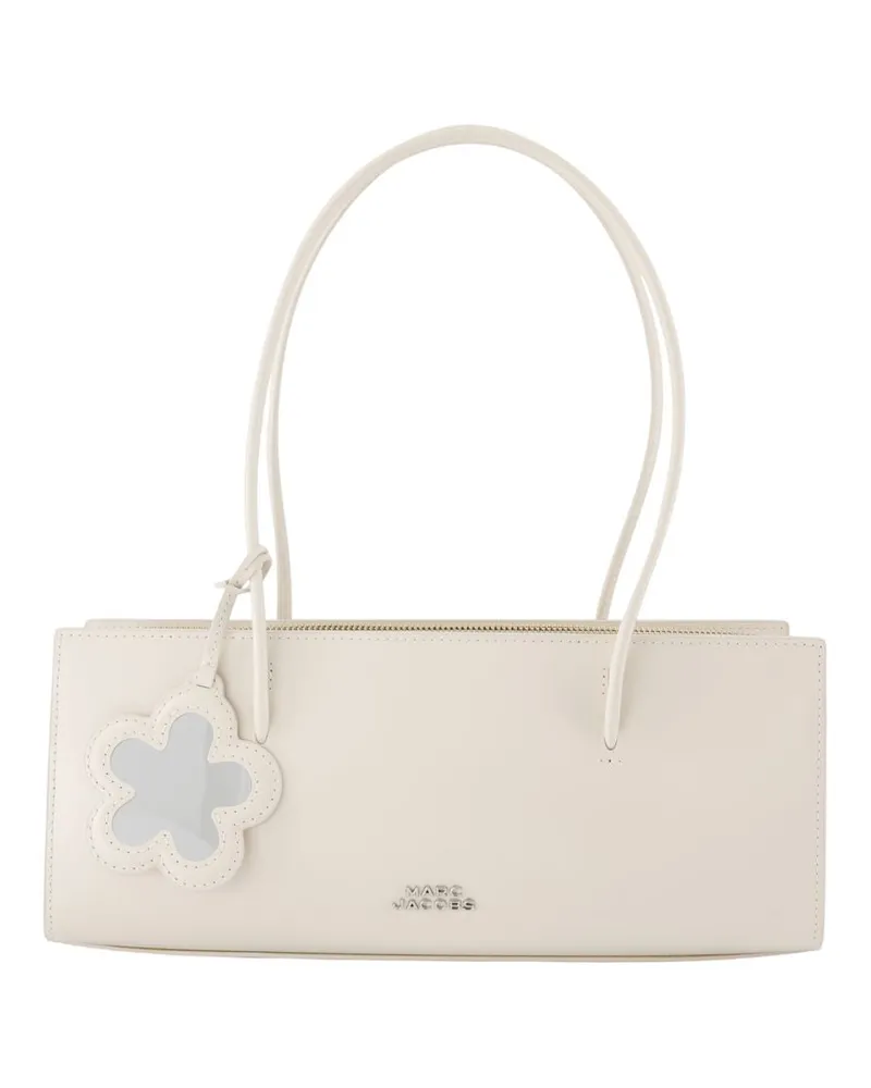 Marc Jacobs Women's The Mirror Satchel Shoulder Bag -  Leather White Calfskin Shoulder-Hobo-Bags White
