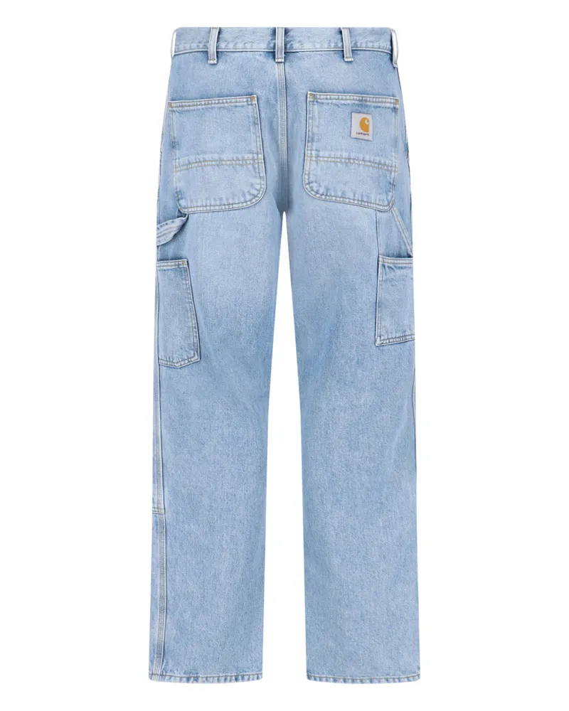 Carhartt WIP Men's Jeans Blue Cotton Blue