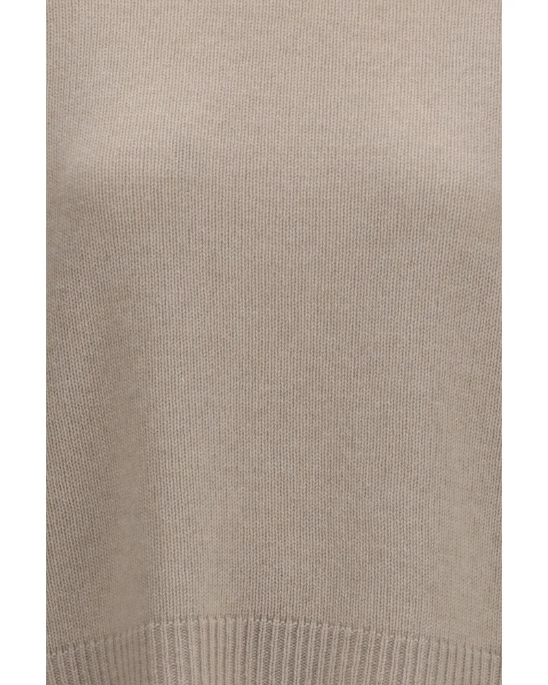 Fabiana Filippi Women's Cashmere Crewneck Sweater Casha Beige