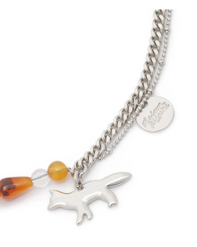Kitsuné Necklace — Silver Silver