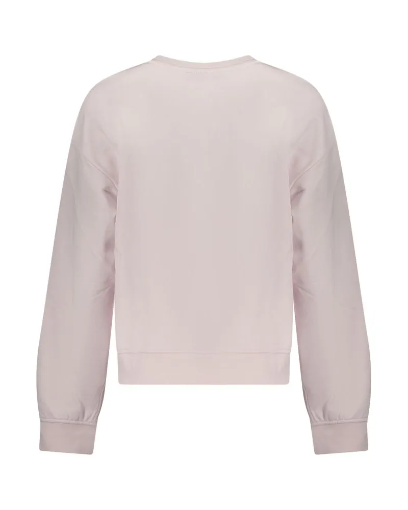 Calvin Klein Embroidered Logo Sweatshirt — Pink Pink