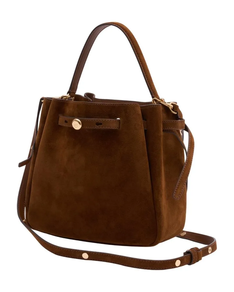 Tory Burch Women's Shoulder Bag Brown Calfskin Brown