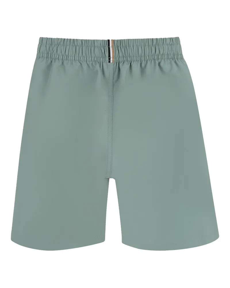 HUGO BOSS Lightweight Polyester Swim Shorts — Green Green
