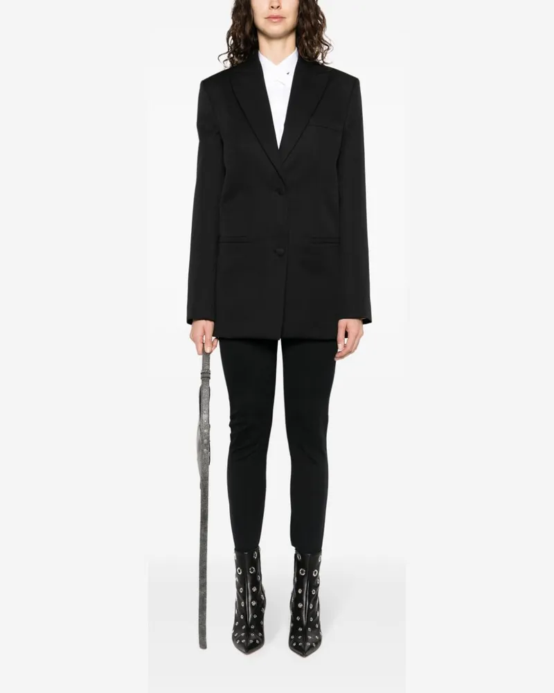 OFF-WHITE Virgin Wool Blazer — Black Black