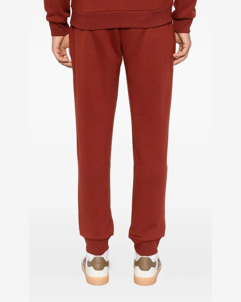 Emporio Armani Logo-Embroidered Sweater — Red Red