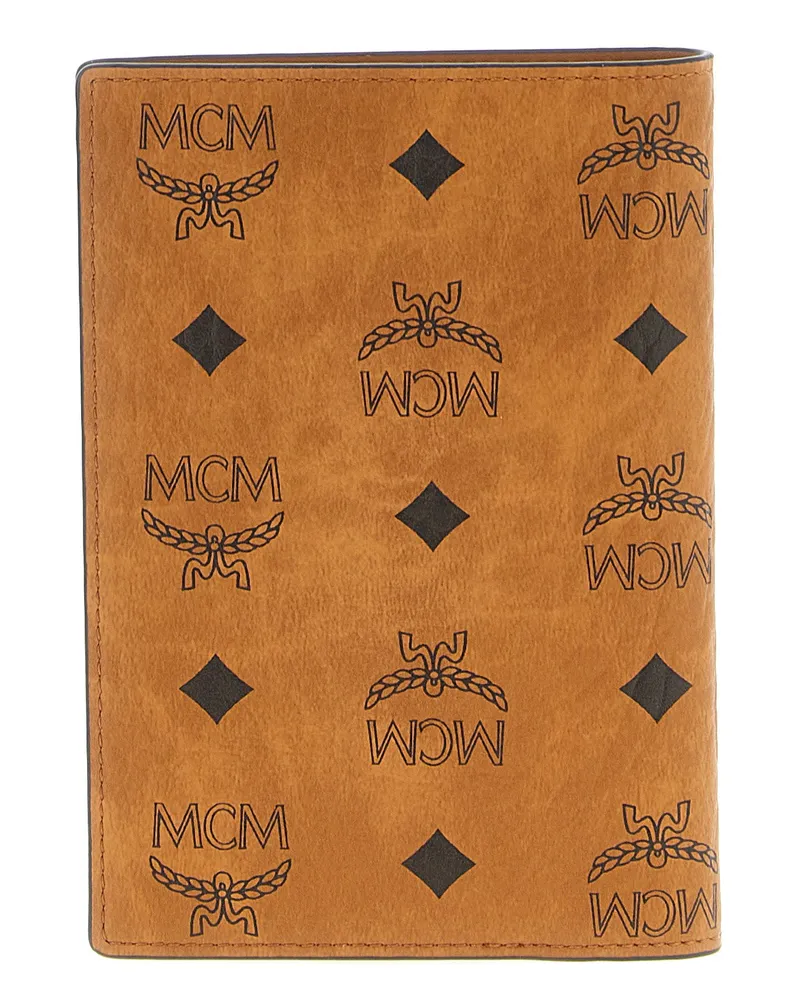 MCM Ottomar Passport Holder — Cognac Cognac