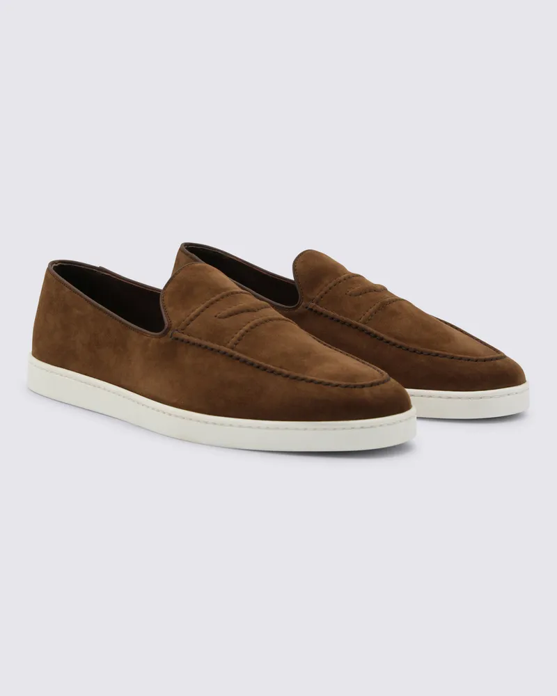Church's Men's Flat Shoes Burnt _cover Le Sole El Brown