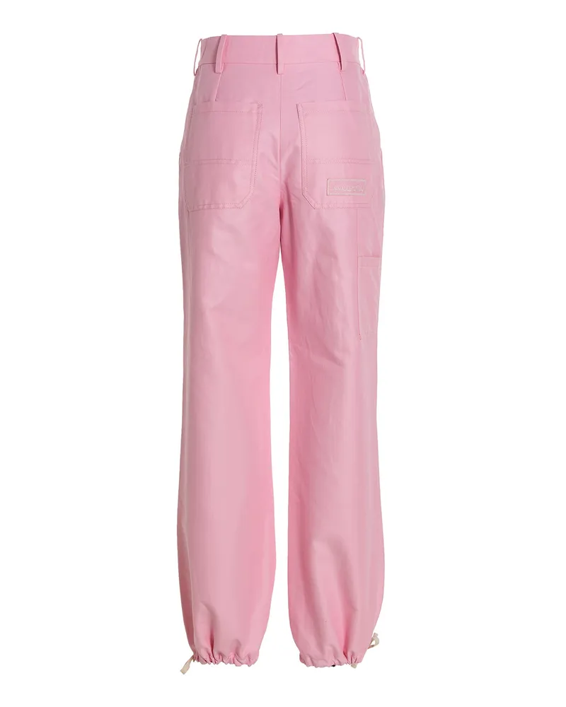 Marni Women's Multicolor Polyamide Casual Pants Pink