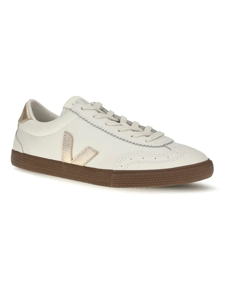 VEJA Women's Volley Sneakers White_platine_bark White