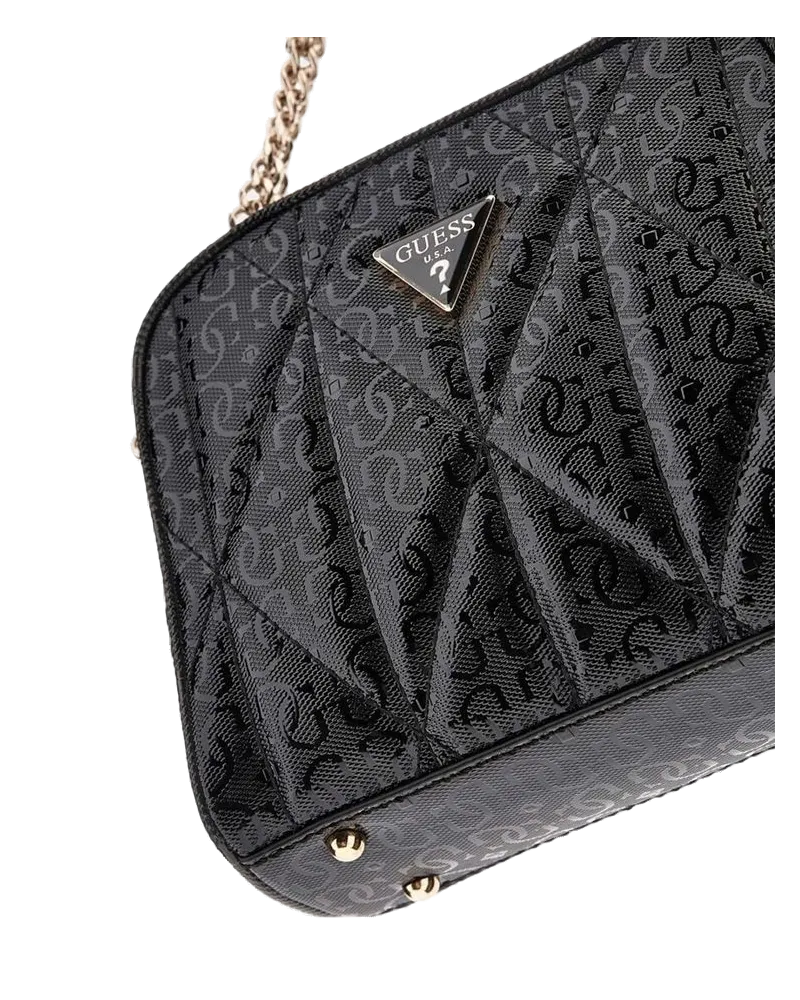 Guess Women's Crossbody Bag Black Polyurethane - Crossbody-Bags Black