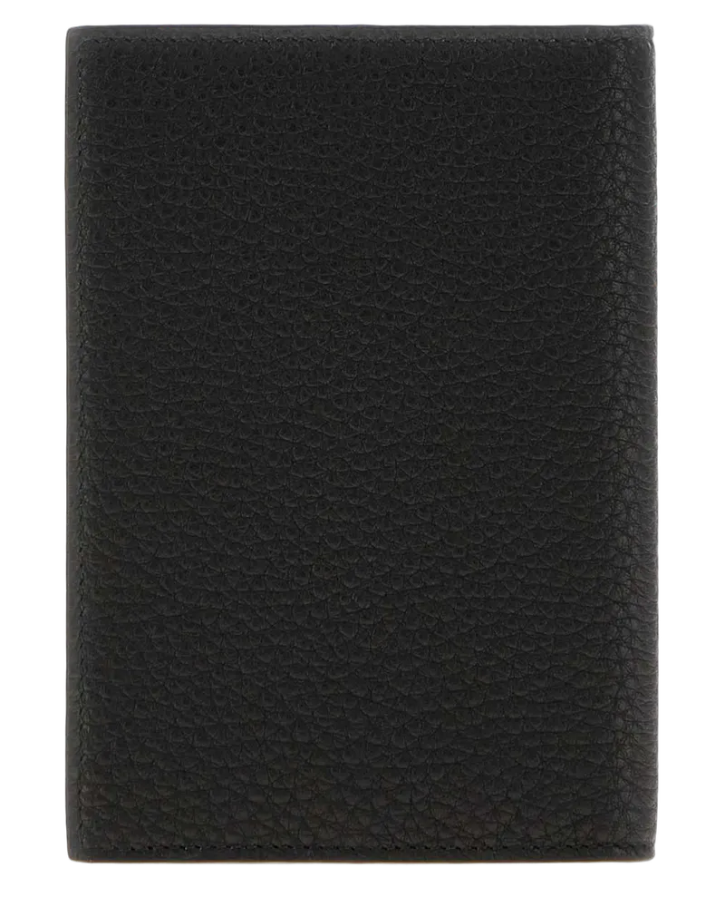 Dolce & Gabbana Nero Exterior: Leather Portafogli Wallet Black