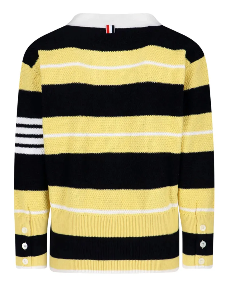 Thom Browne Men's Sweaters Yellow Cotton Yellow
