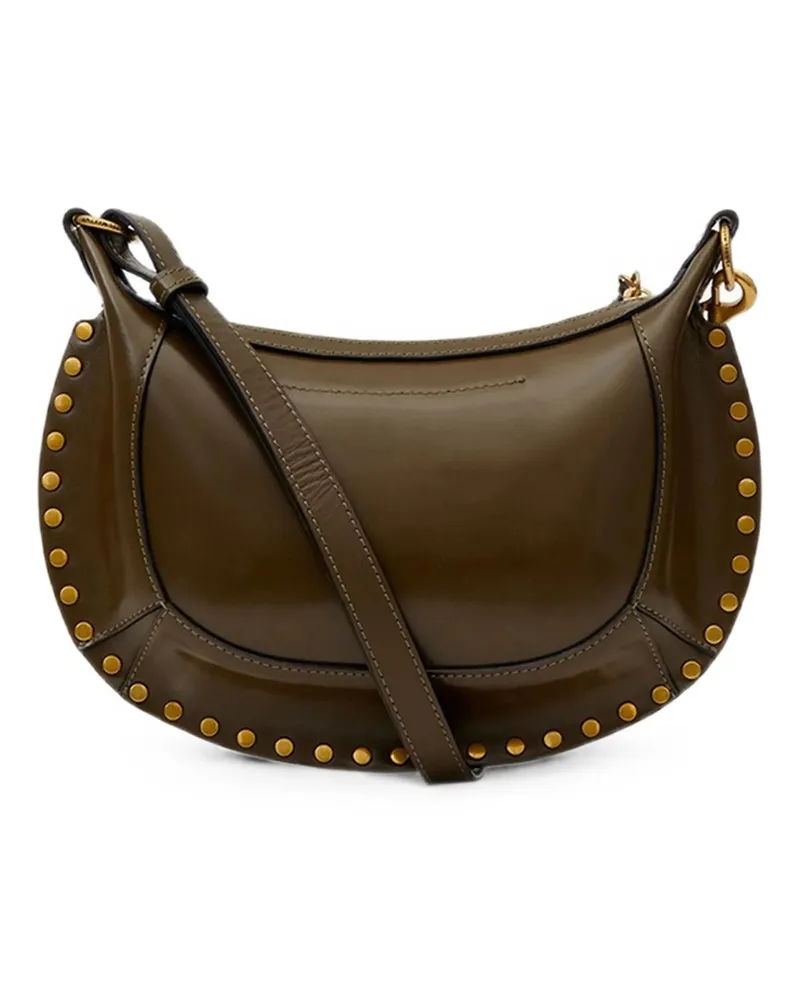 Isabel Marant Women's Baguette Shoulder Bag Oskan Moon Dark Olive Handbags Hand Green
