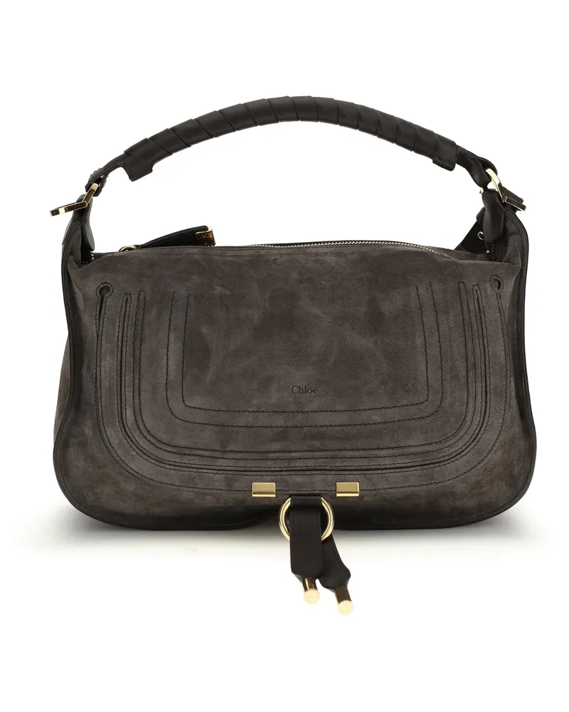 Chloé Women's Shoulder Bag Marcie Kohl Brown Calf Leather Brown