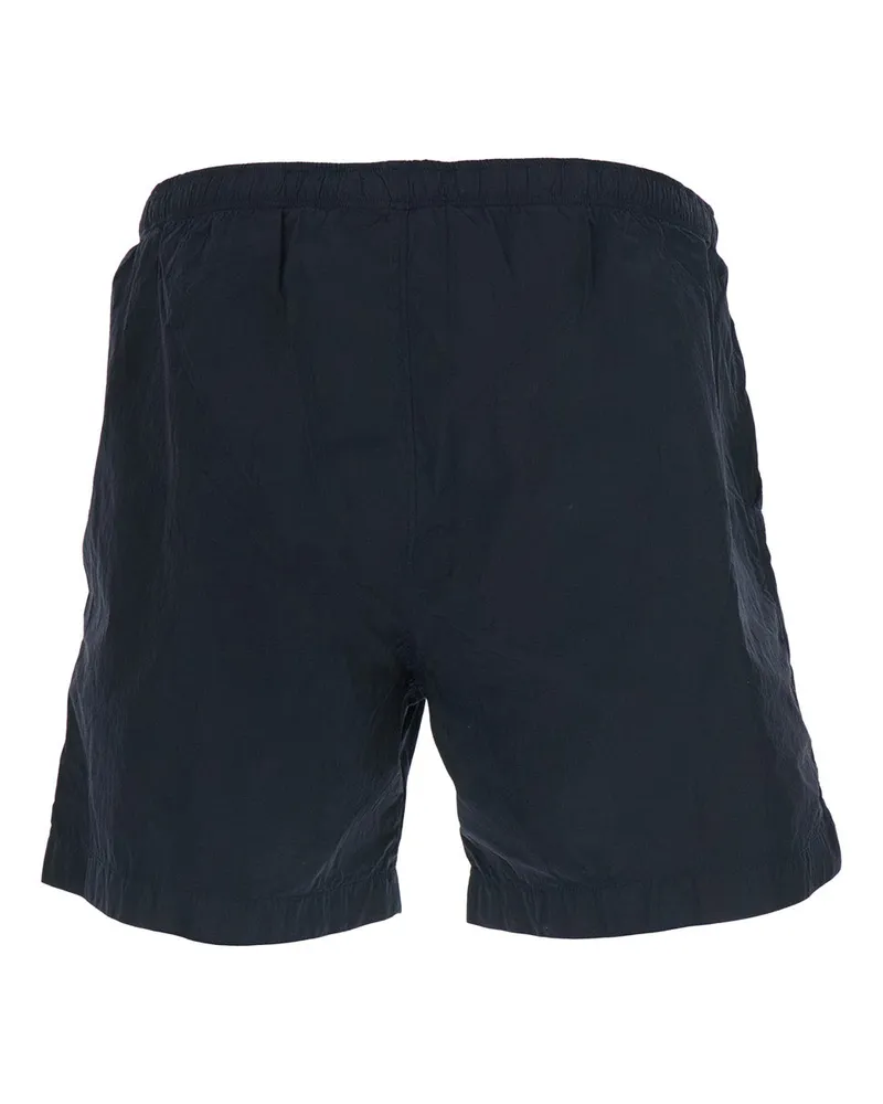 C.P. Company Men's Swim Shorts Tech Fabric Blue Polyamide Beachwear Sea Clothing Blue