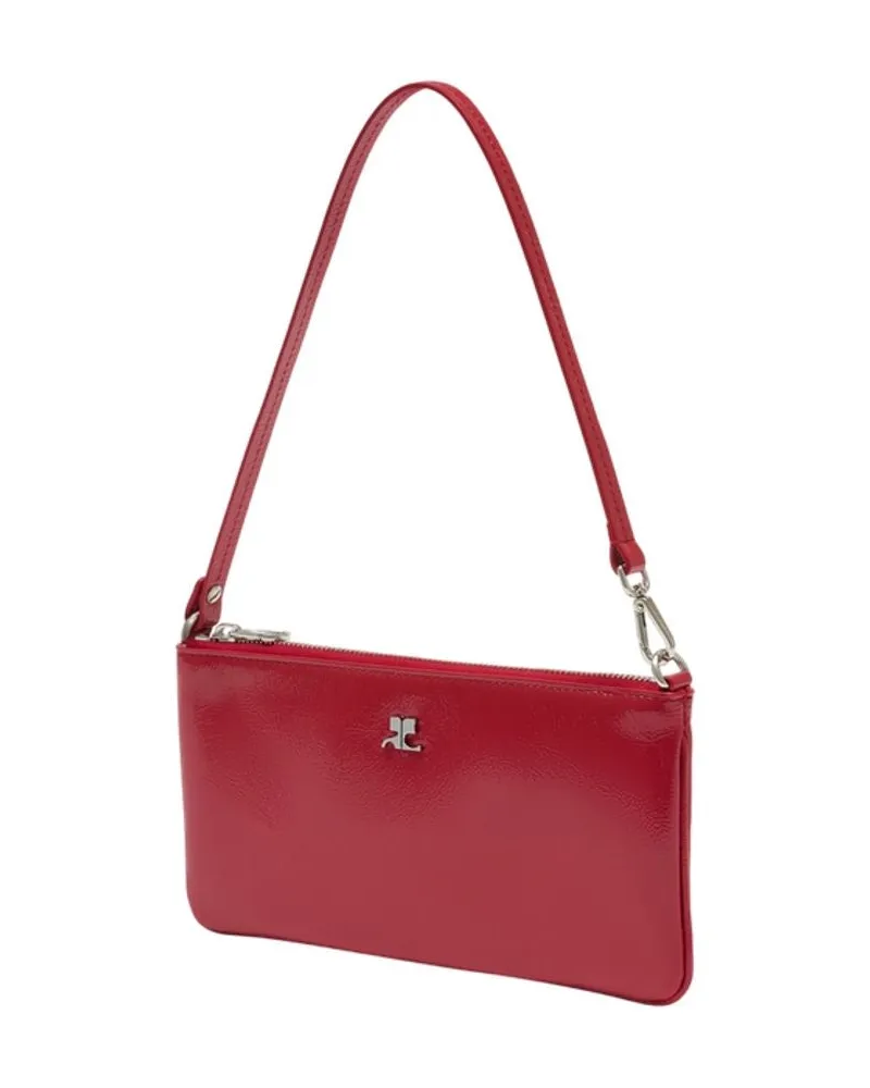 Courrèges Women's Shoulder Bag -  Leather Red Calfskin Shoulder-Hobo-Bags Red