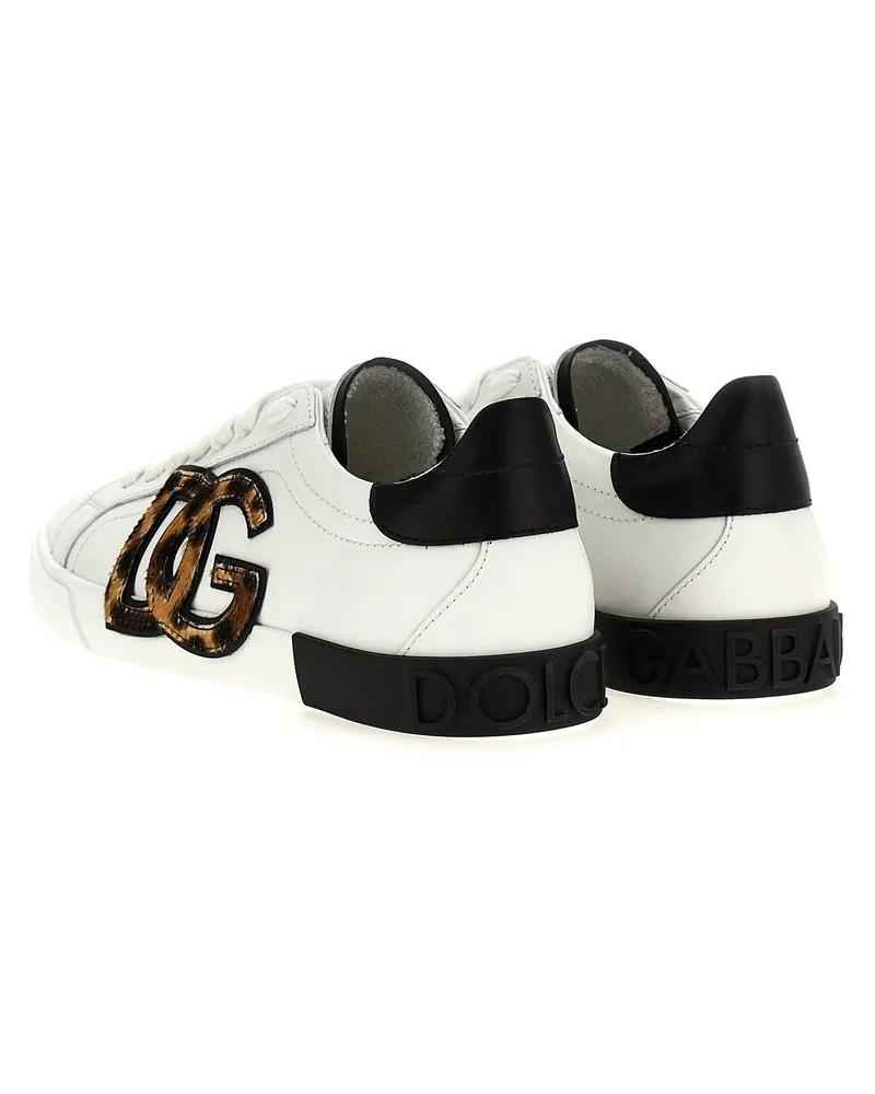 Dolce & Gabbana Women's Multicolor Calfskin Low Top Sneakers Multicolor