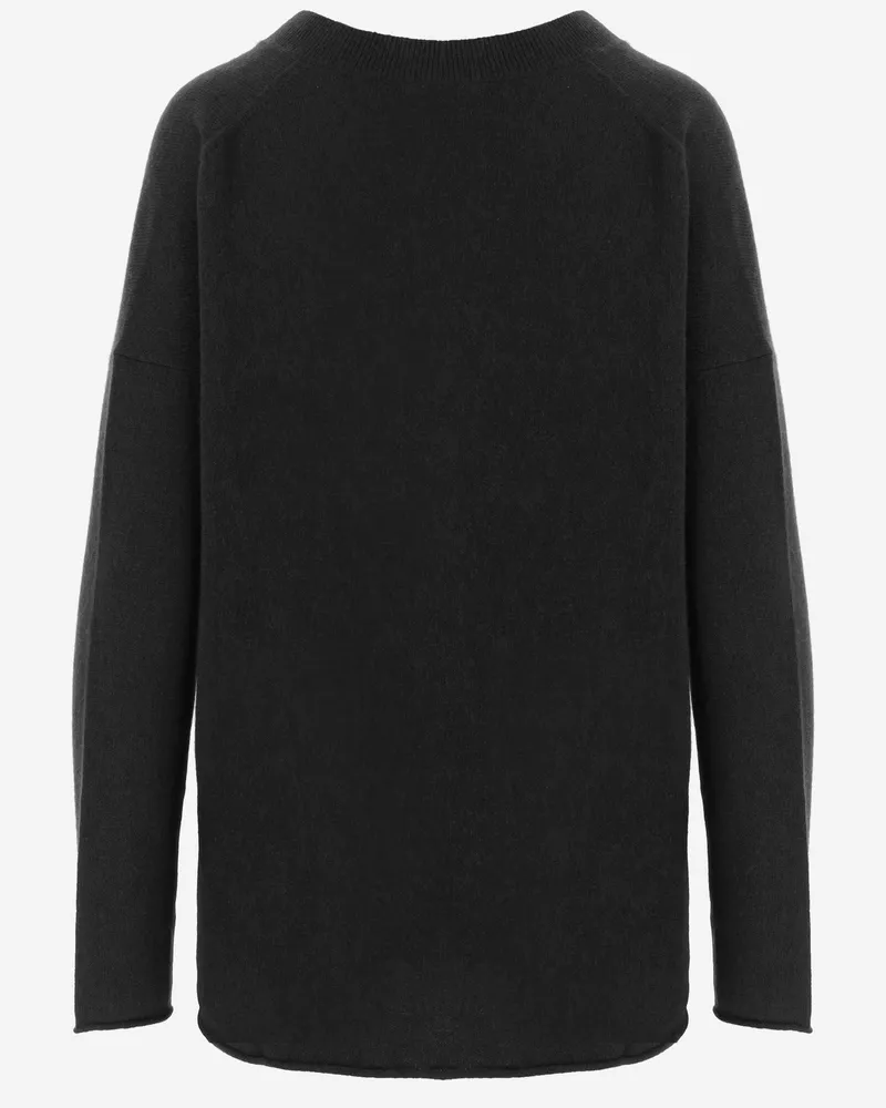 ALLUDE Women's Cashmere Sweater Black Black