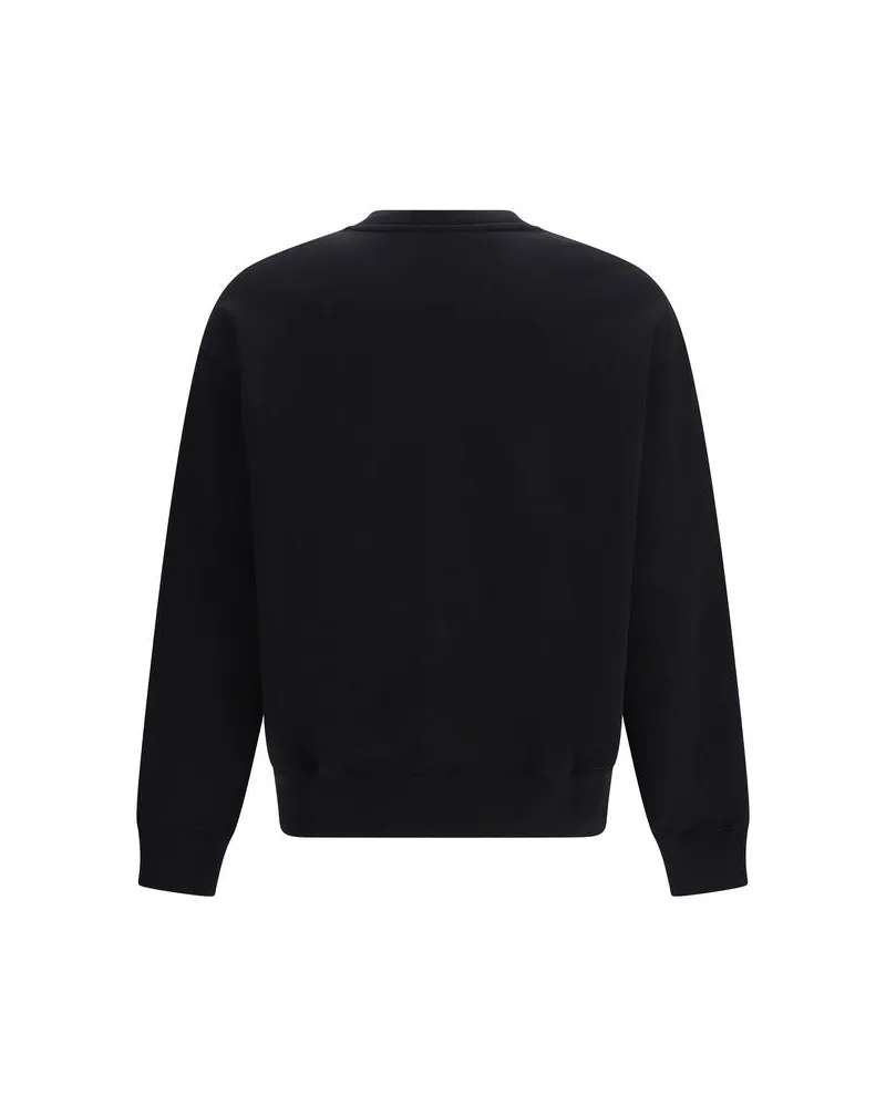 Moschino Men Black Cotton Sweatshirt Clothing Black
