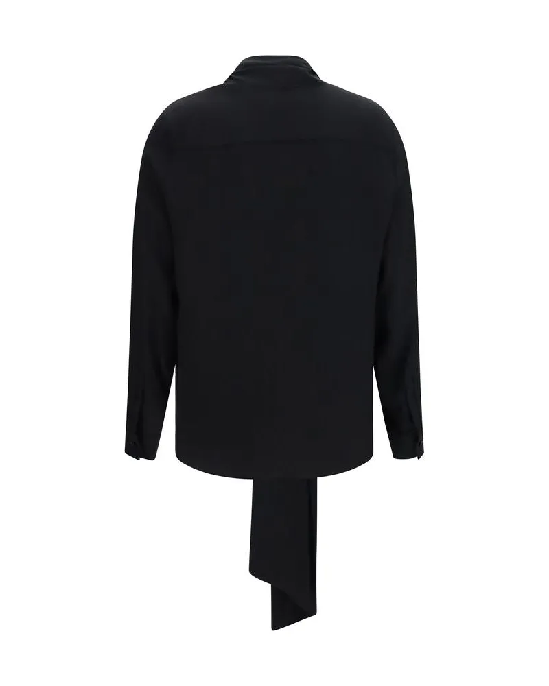 Burberry Women's Black Silk Blouse Black