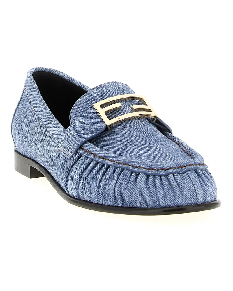 Fendi Baguette Loafer — Blue Blue
