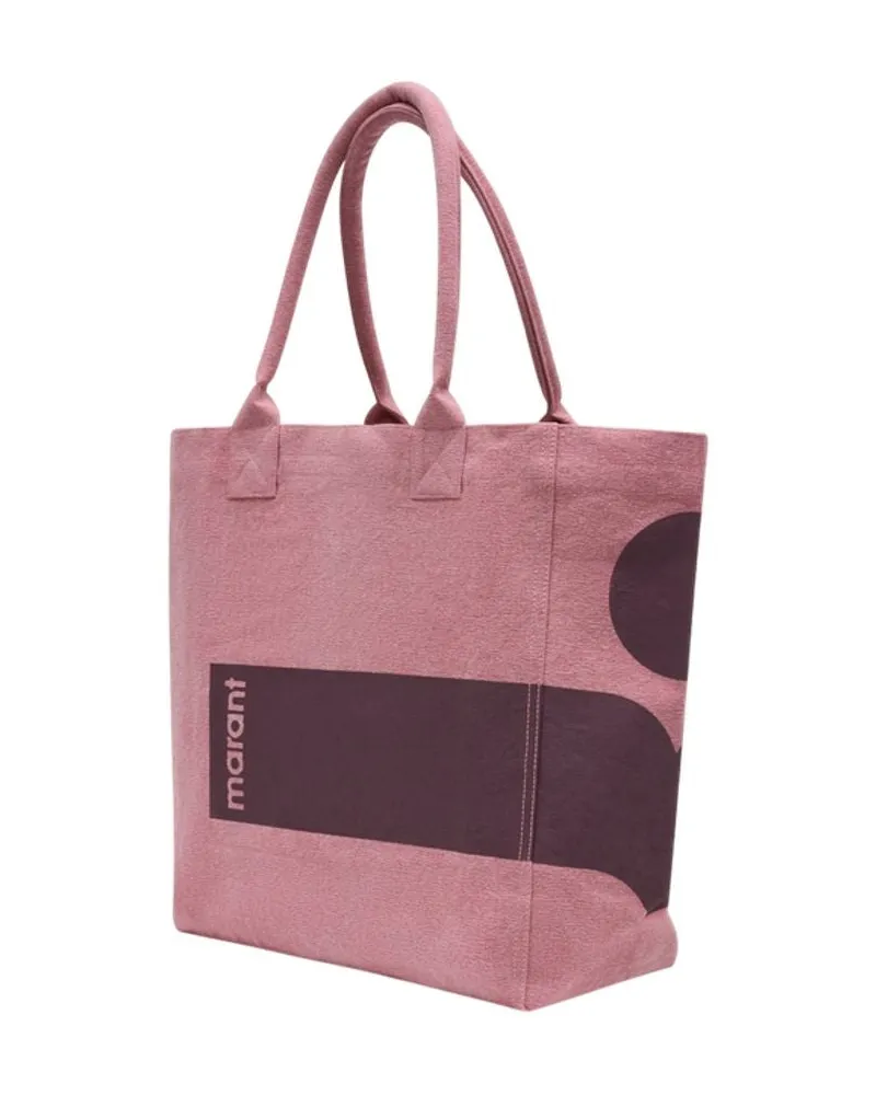 Isabel Marant Women's Yenky Shopper Bag -  Cotton Pink Totes-Shopping-Bags Pink