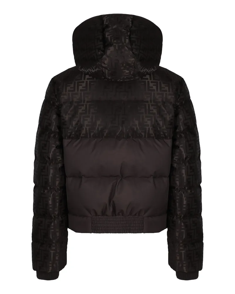 Fendi Women's Padded Parka Brown Cotton Puffer Jackets Brown