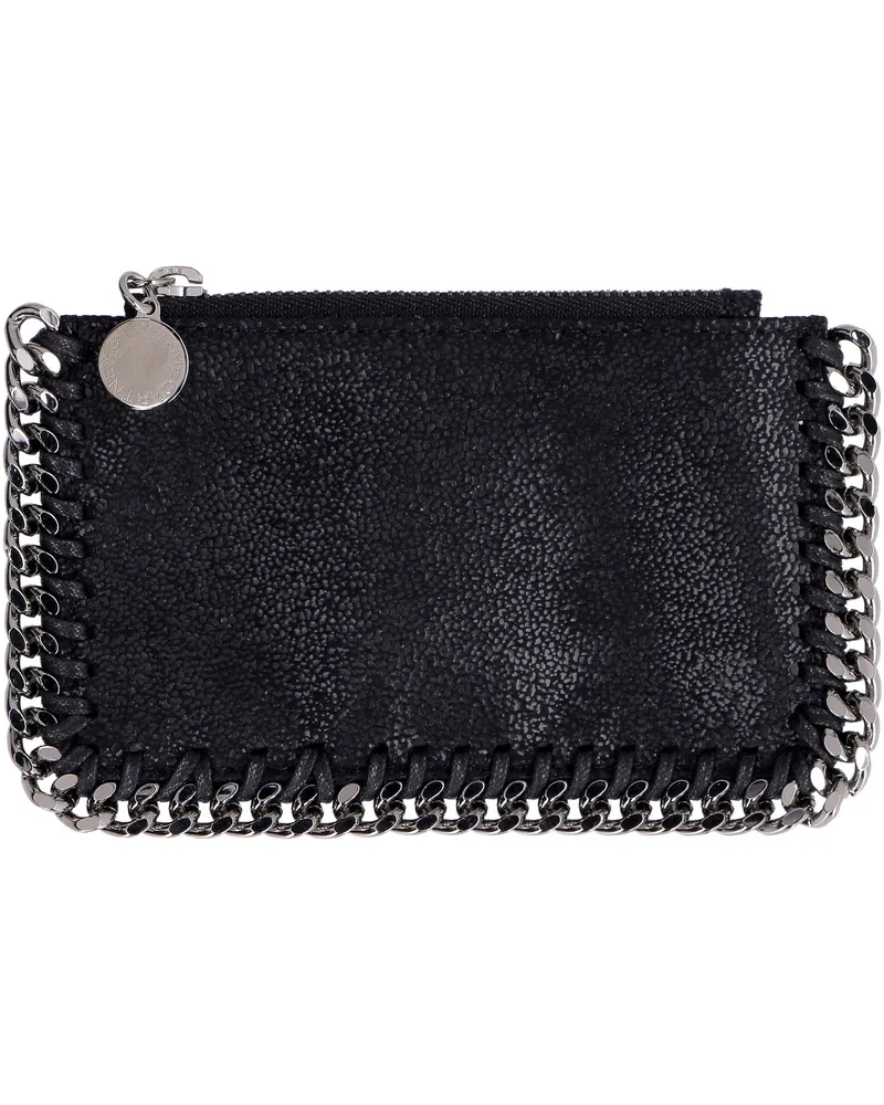 Stella McCartney Women's Card Holder Black Polyester Wallets & Purses Black