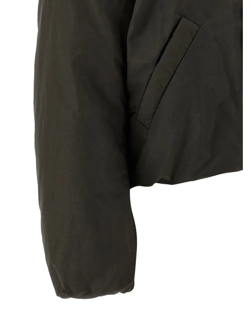 Christophe Lemaire Bubble Collar Down Jacket — Charcoal Charcoal